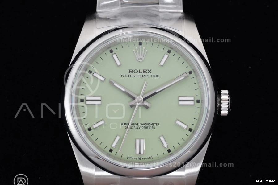 Best Dial 904L 36mm Steel Pistachio KRF 126000 Perpetual Edition VR Oyster 966 Seasonal 1:1 0723